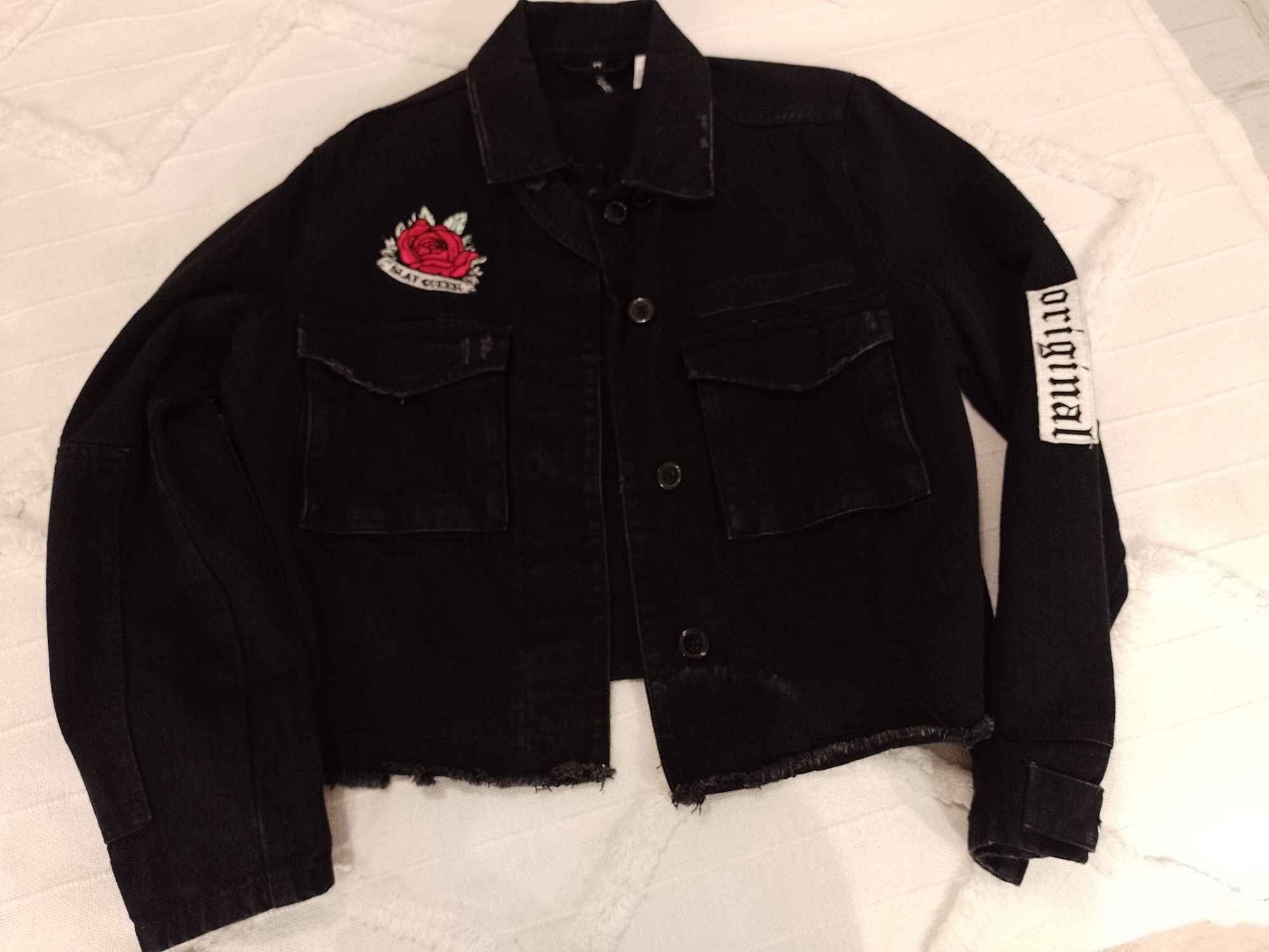 Katana,kurtka  jeans czarna