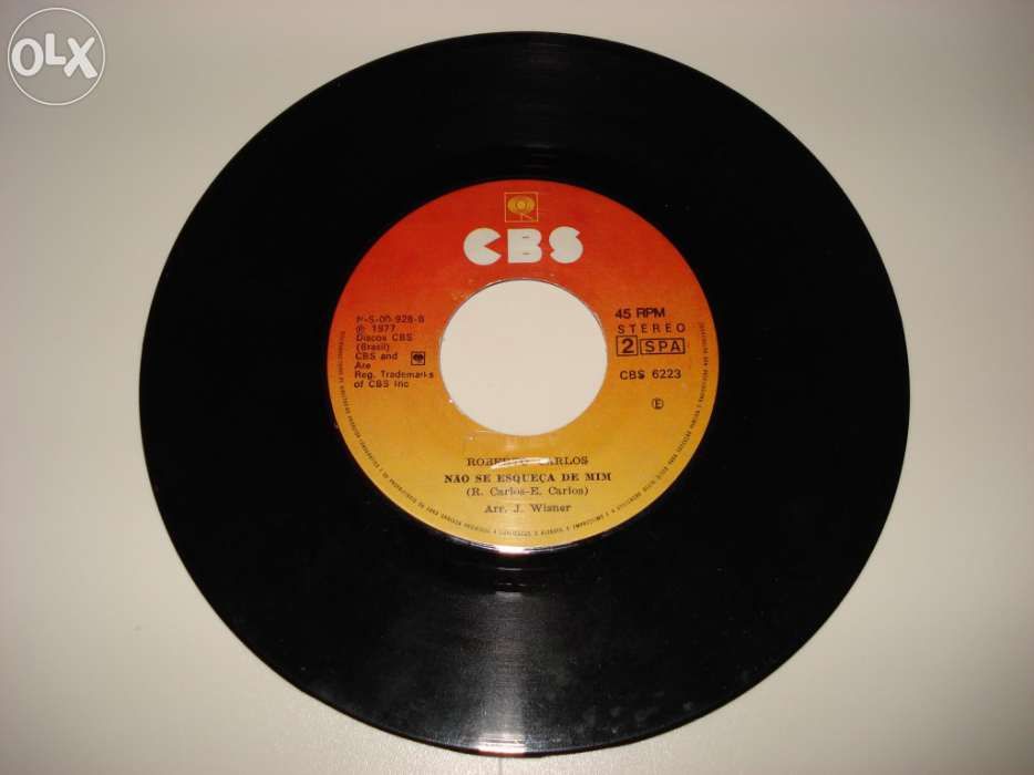 Disco Vinil Single - Roberto Carlos - "Amigo" (1977)