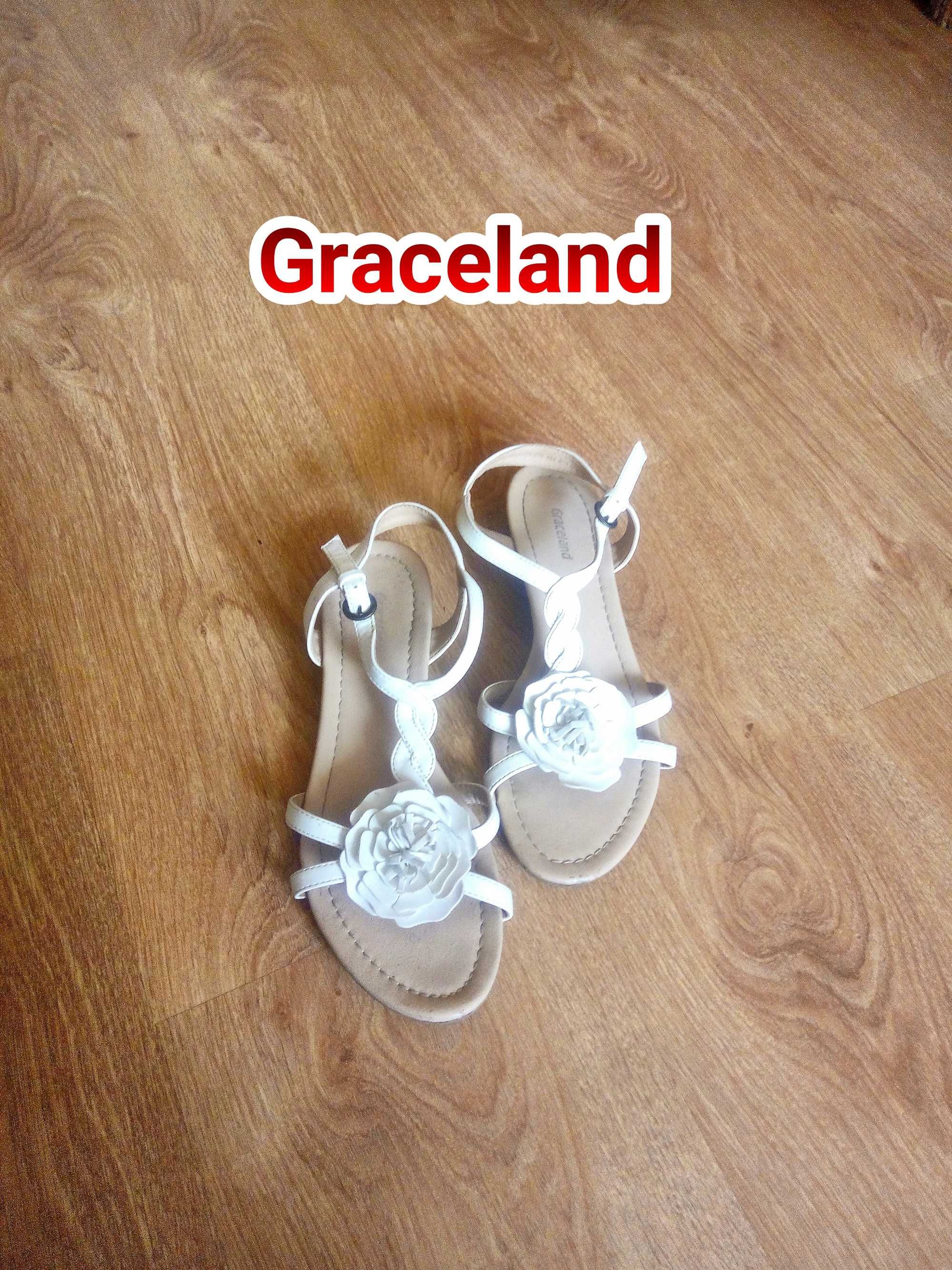 Женские кожаные босоножки Graceland