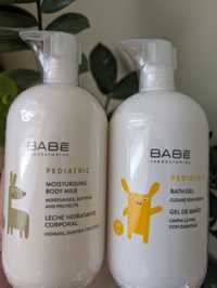 Babe laboratorios body milk, bath gel