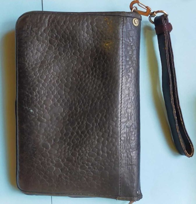 Барсетка кожаная мужская