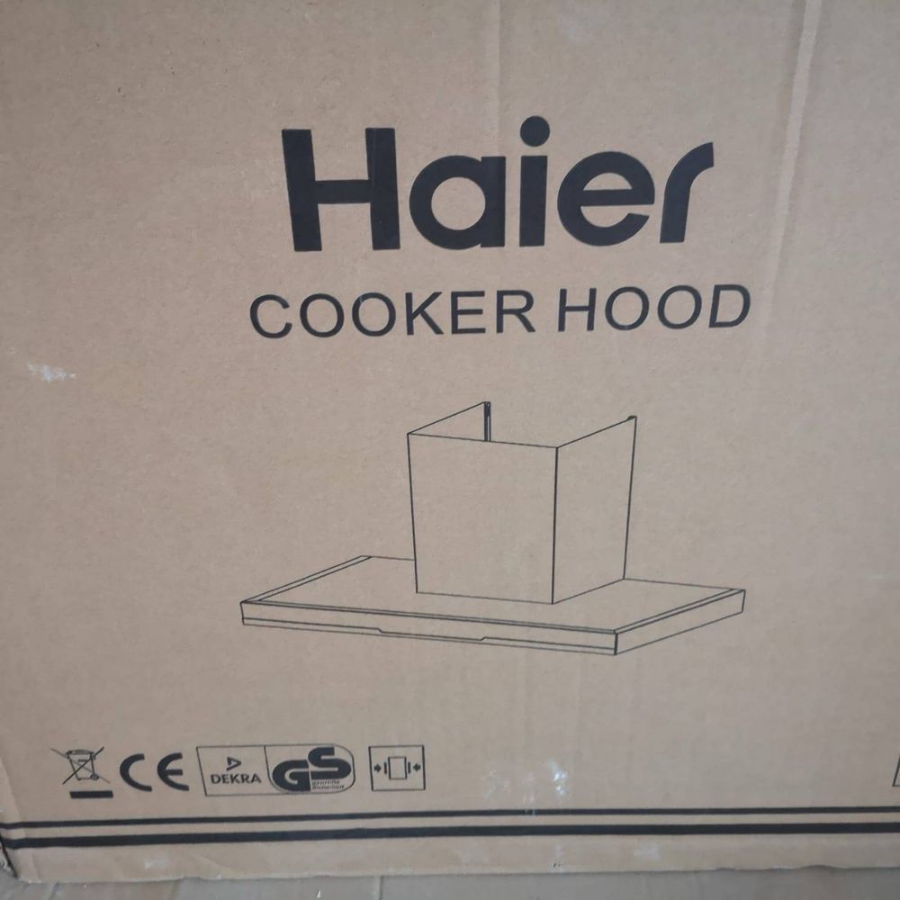 Okap kuchenny Haier Cooker Hood czarny nowy nieużywany