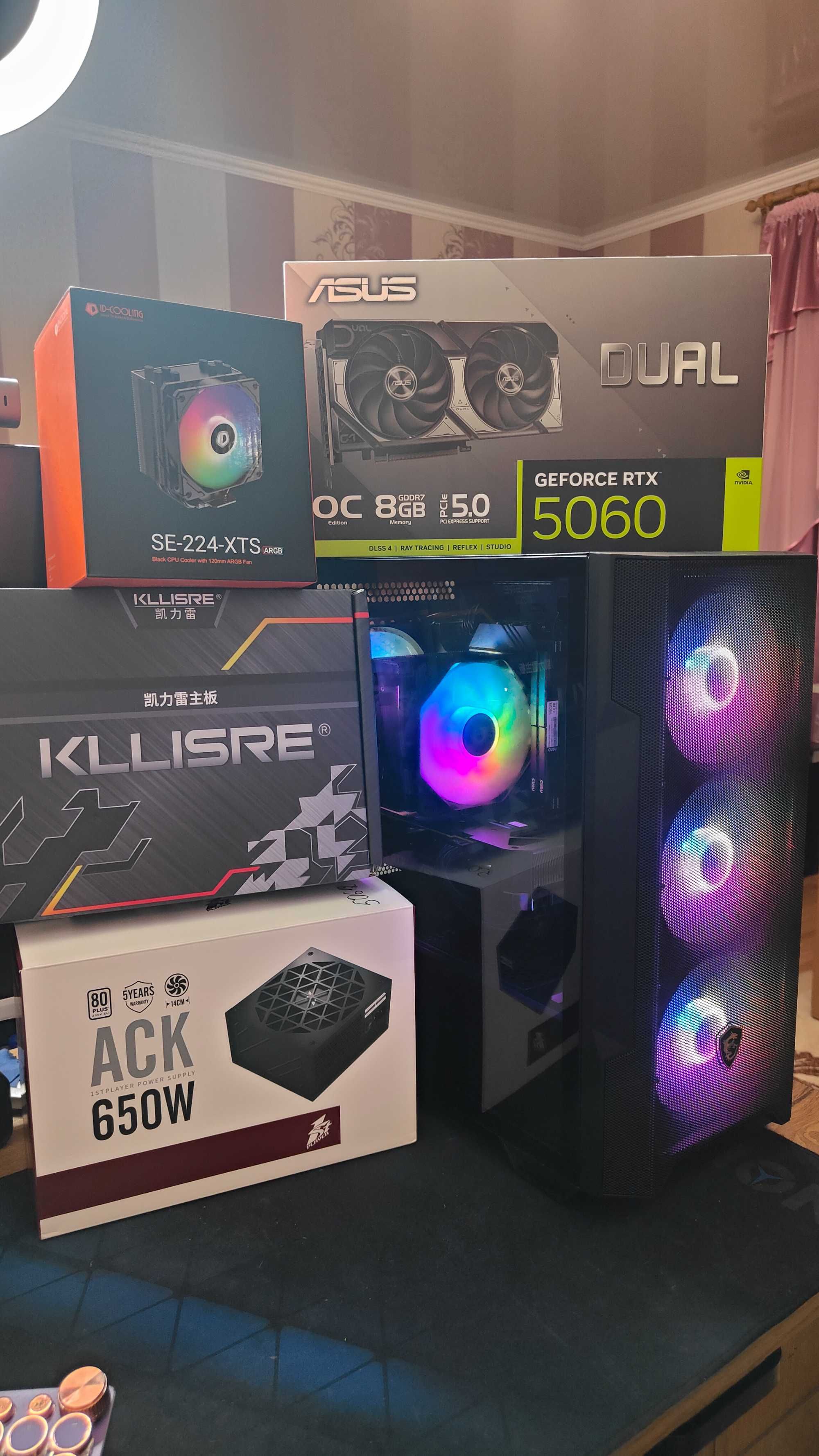 RTX5060 I5 13400F ОЗУ 32GB M2 Новий Ігровий Комп'ютер Системний блок