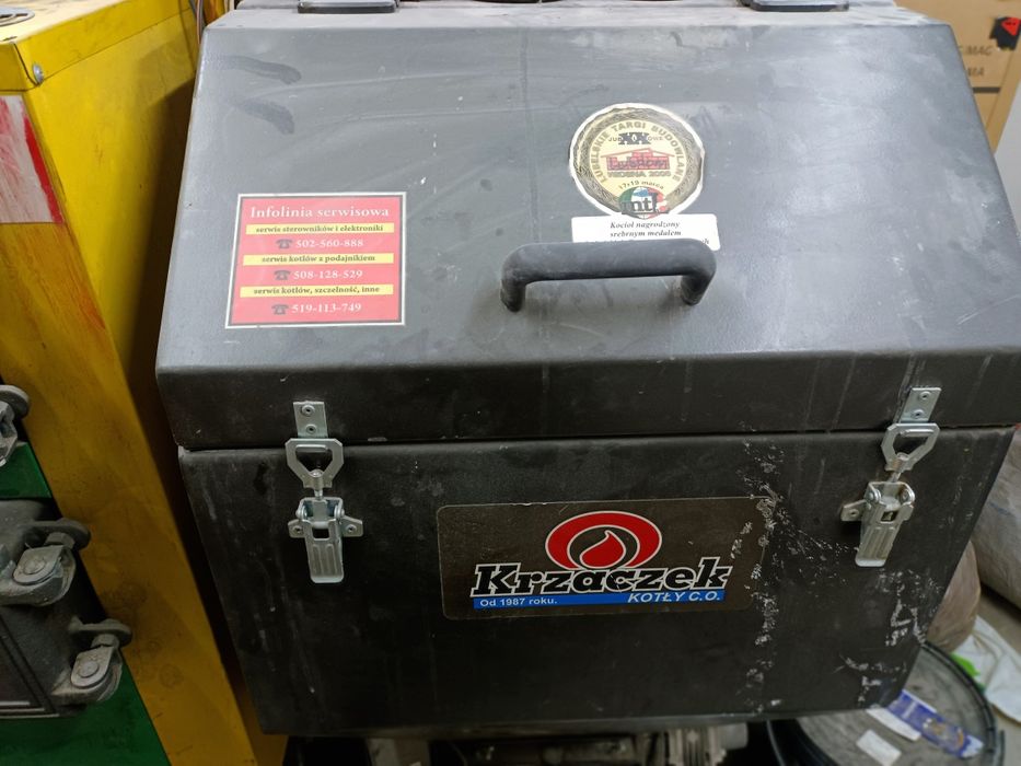 Części do kotła Krzaczek SKP-17 17 kW – podajnik, sterownik, wentylato