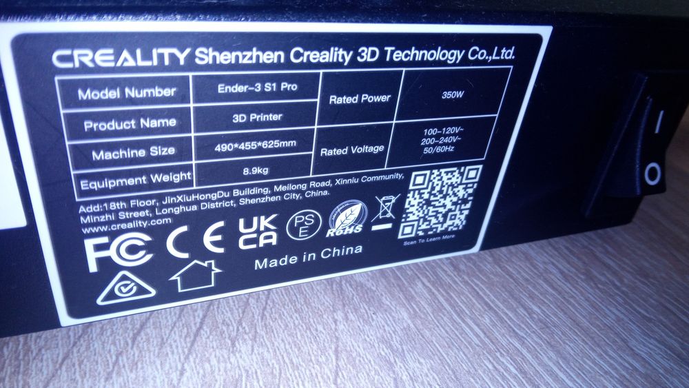 Drukarka 3D Creality Ender-3 S1 Pro