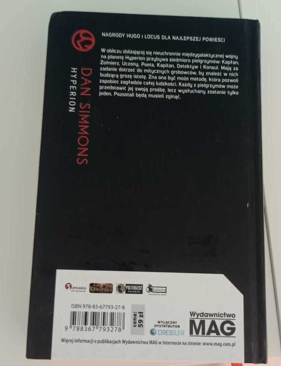 Sprzedam Hyperion Dan SIMMONS TOM 1