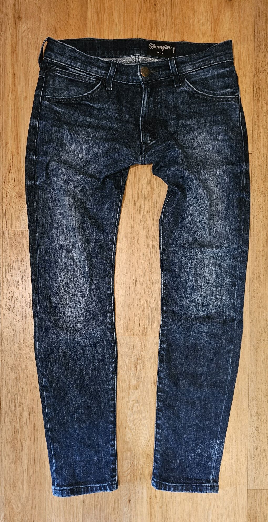 Spodnie jeans Wrangler Bryson skinny fit slim rurki W28 L32