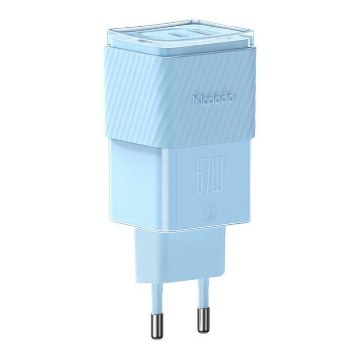 Ładowarka Sieciowa Gan 67W Mcdodo Ch-1503 2X Usb-C, Usb-A (Niebieska)