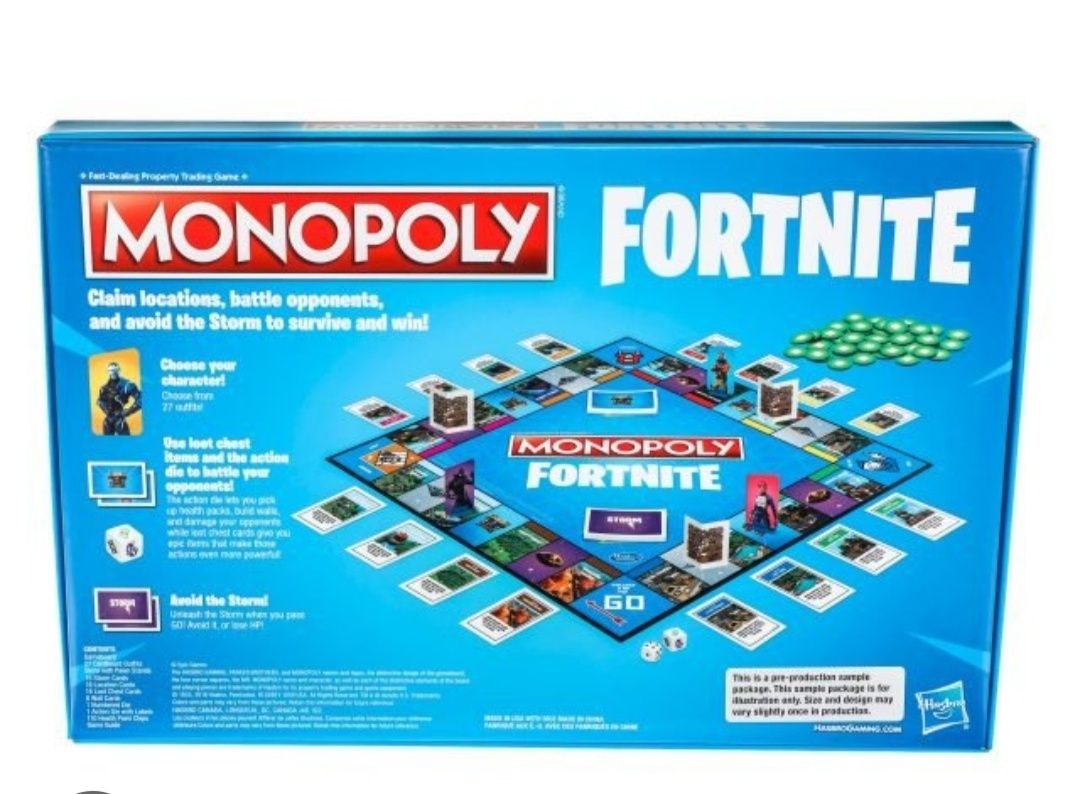 Gra planszowa Monopoly Fortnite