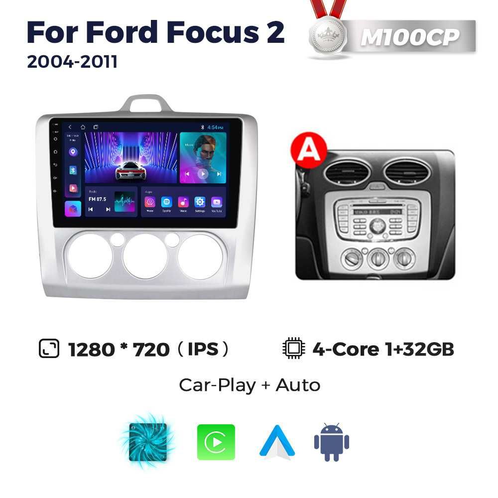 Штатна магнітола Ford Focus android GPS навігація форд фокус