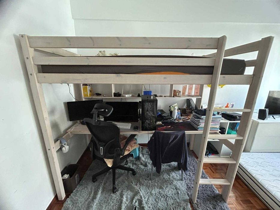 Mobília para quarto Juvenil - secretaria, set gaming, cama