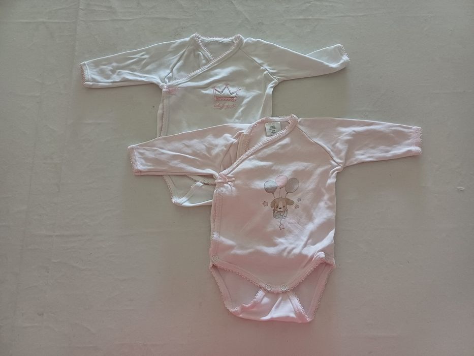 Lote de peças de roupa para bebé menina 1 mês