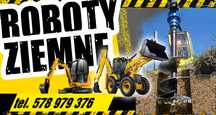 Roboty Ziemne wyburzenia transport Usługi koparka