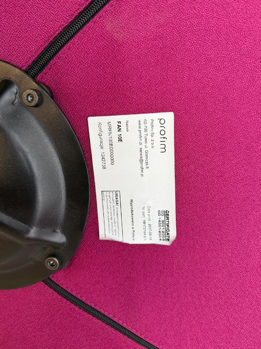 Krzesło biurowe obrotowe Profim FAN 10E Jasny szary