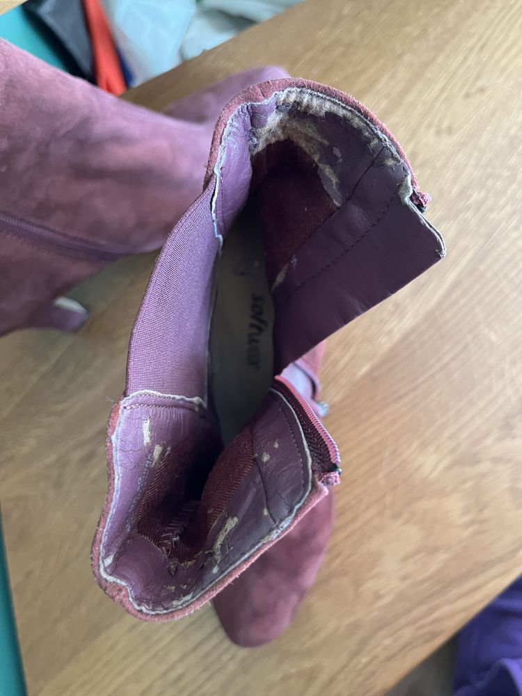 Botki na obcasie kozaki Clarks