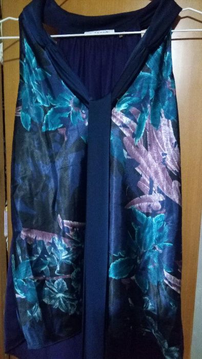 Блузка женская сине-голубого цвета