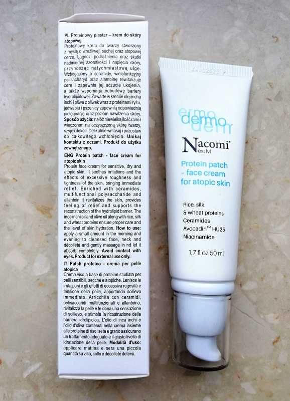 Nacomi Next Level Dermo krem do skóry atopowej 50 ml hipoalergiczny