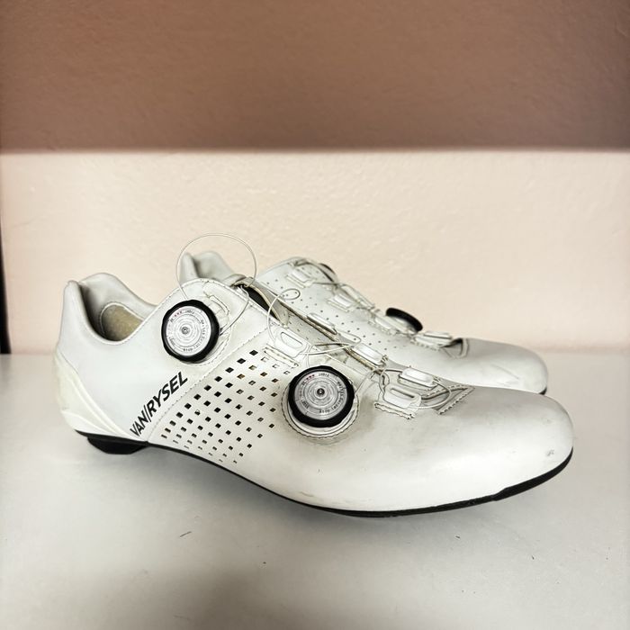 Buty rowerowe Van Rysel roadr 900 białe rozm. 44