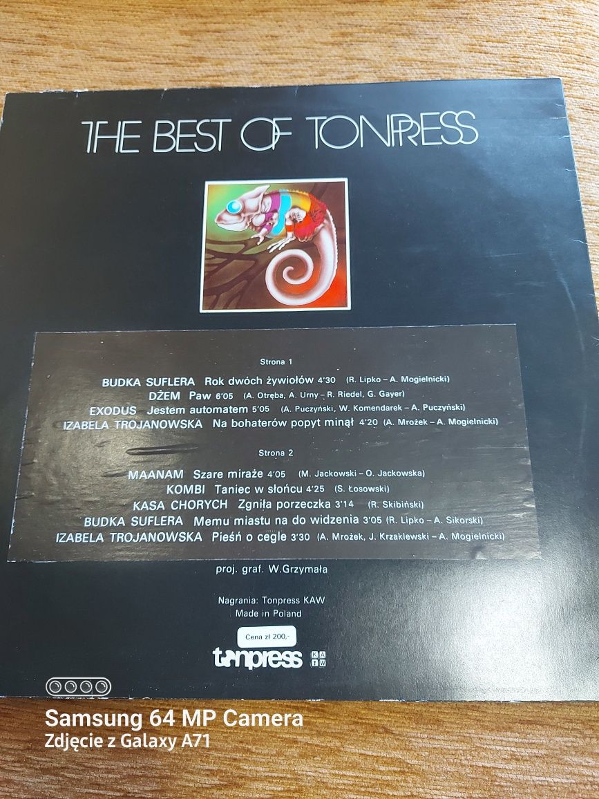 The Best of tonpress budka Suflera itp plyta winylowa