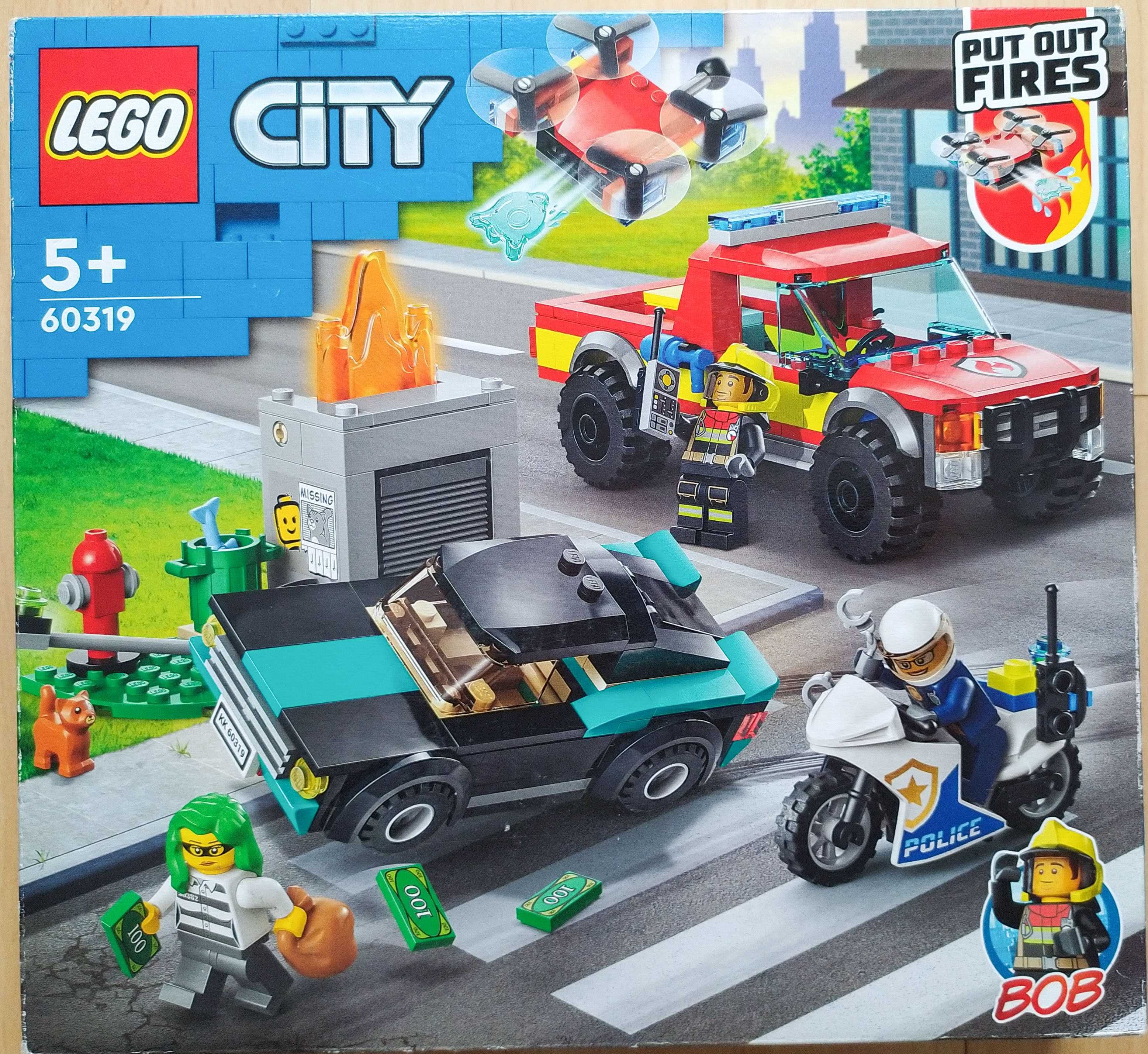 LEGO City 60319 Akcja strażacka i policyjny pościg