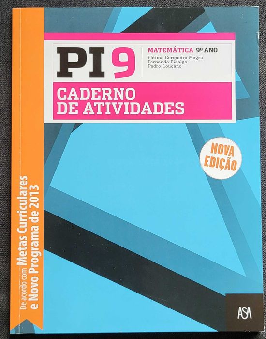 Caderno de atividades Matemática PI 9 ano