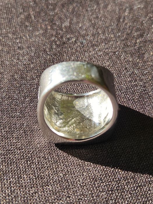 Anel Aço Inox Cruz Templários Usado