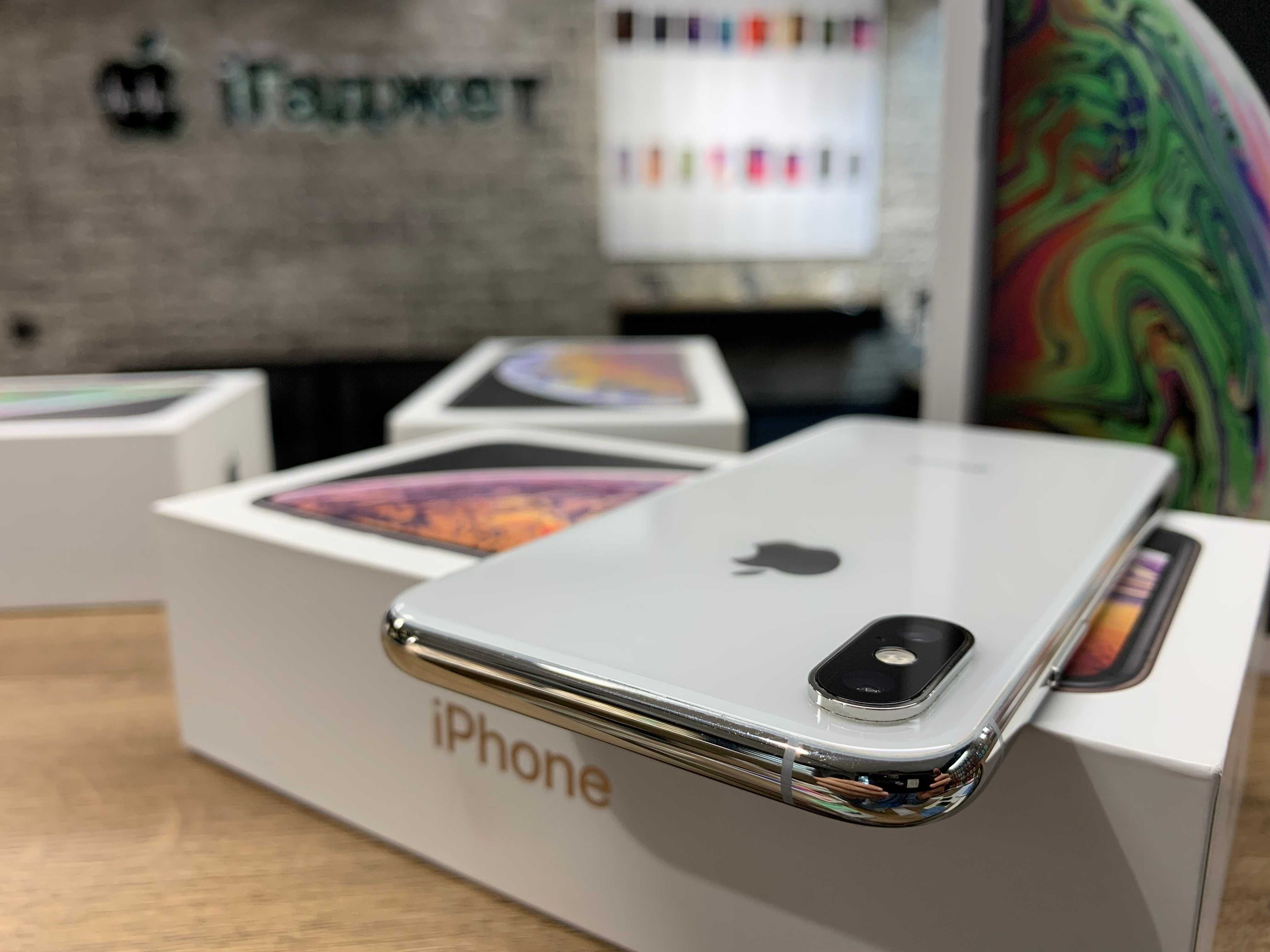 iPhone Xs 64GB (Silver) Neverlock. Гарантія