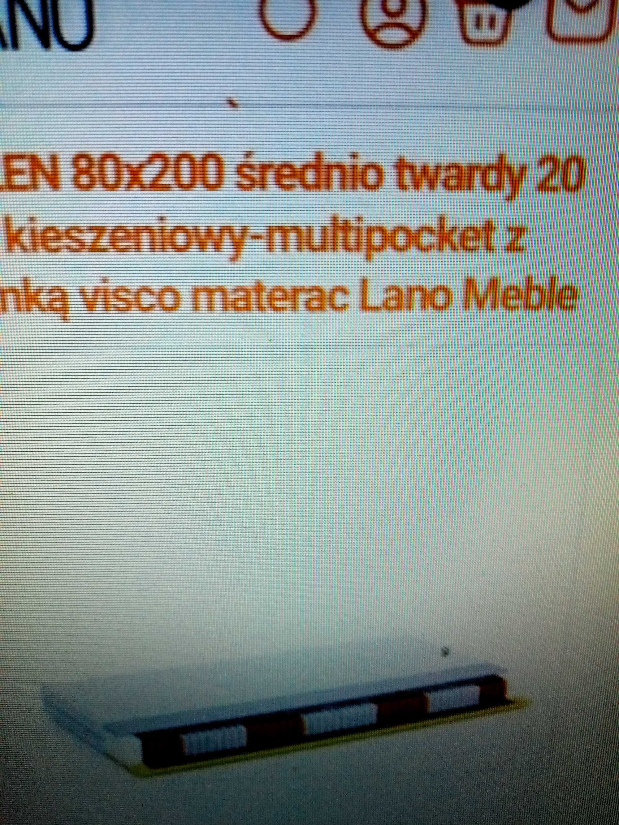 Sprzedam nowy materac sprężynowo-kieszeniowy multipacket H3/H4, 80/200
