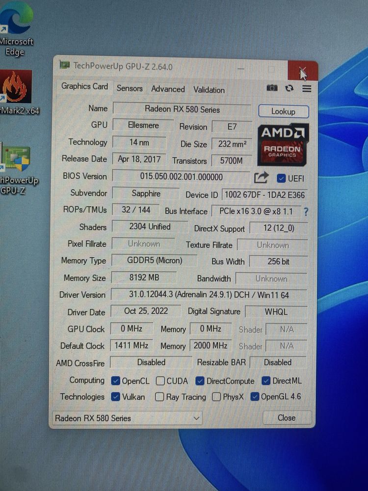 Ігровий ПК ядер 6/12, 16gb, rx580 8gb