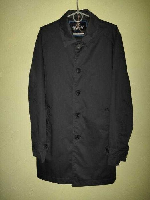 Чоловічий сірий плащ куртка brandit