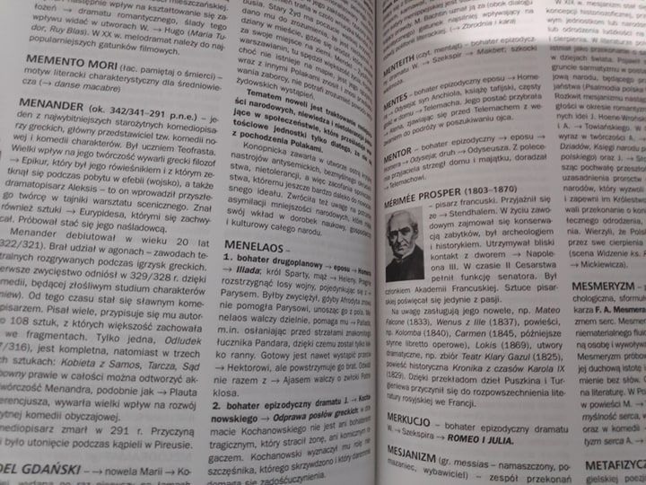 Encyklopedia szkolna język polski liceum GREG