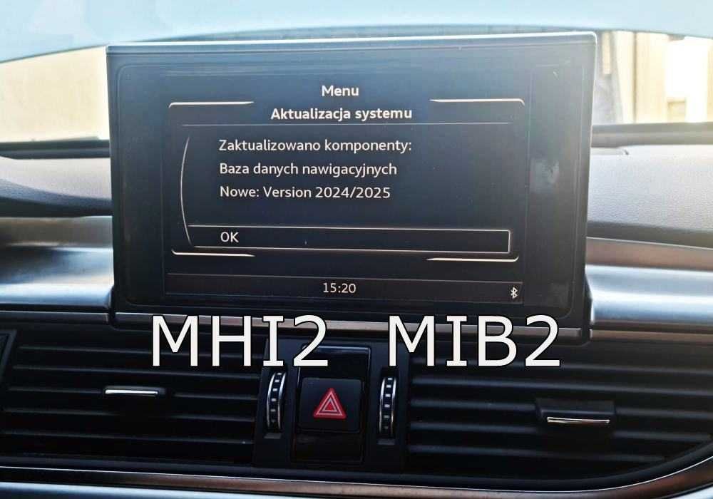 Audi CarPlay Android Auto Mapy A3 A4 A5 A6 A8 Q3 Q5 Q7 Europa 2025