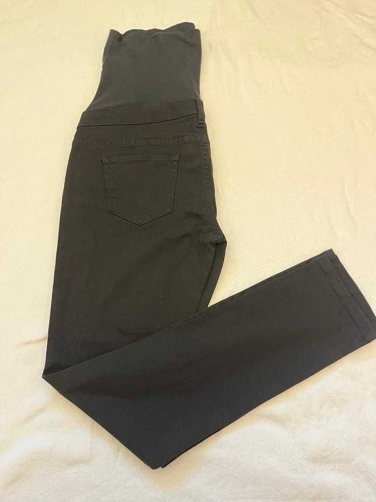Nowe Spodnie ciążowe Prochnik czarne jeans  elastyczny