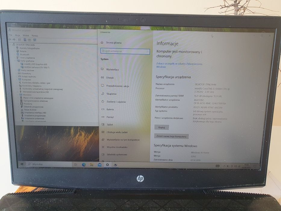 Hp Gaming 15 i5 / gtx 1050 ti
