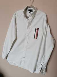 Koszula Tommy Hilfiger biała elegancka XL męska