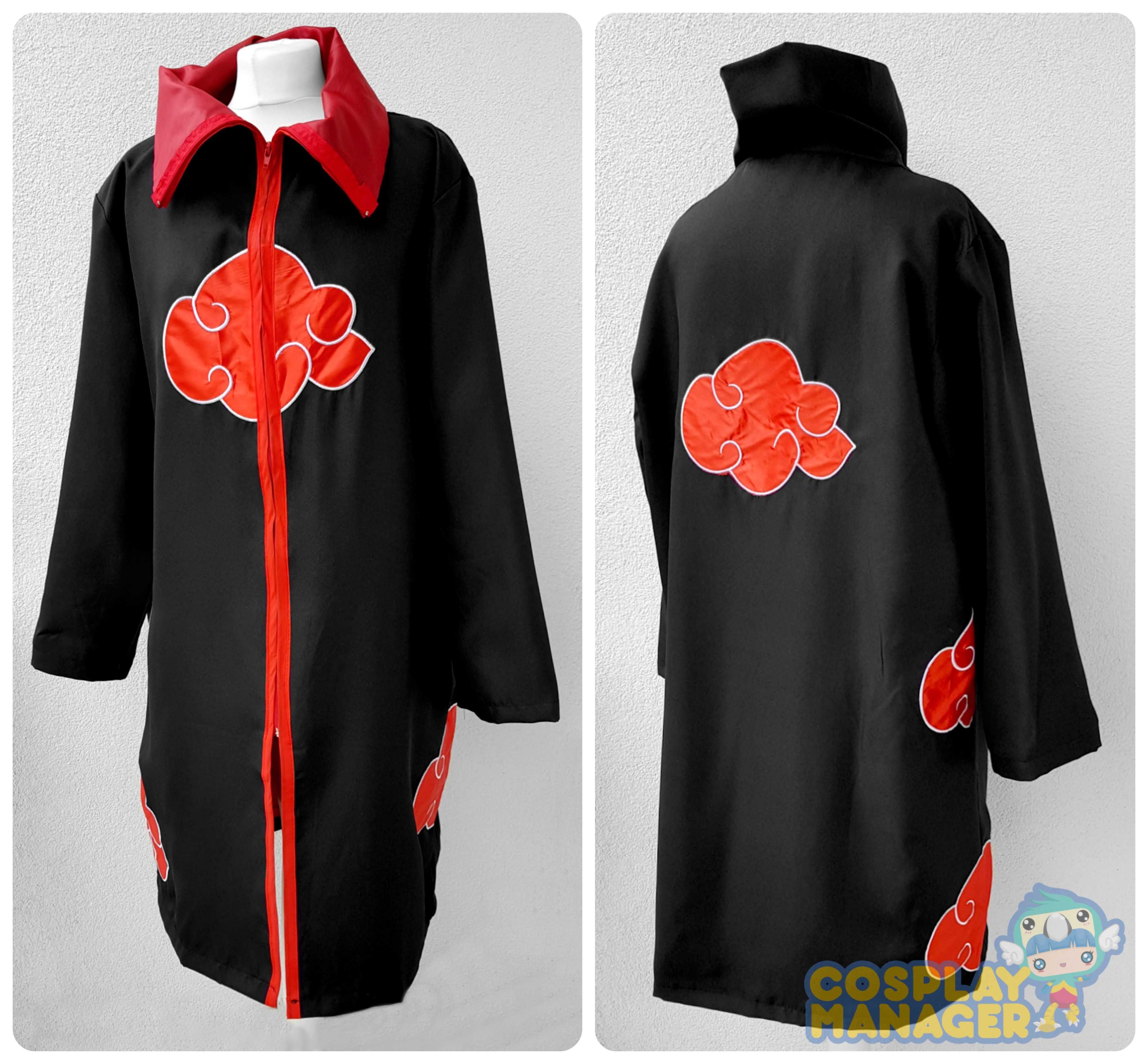 Peleryna Naruto Akatsuki Uchiha Itachi Cosplay Anime Rozm. M Nowa