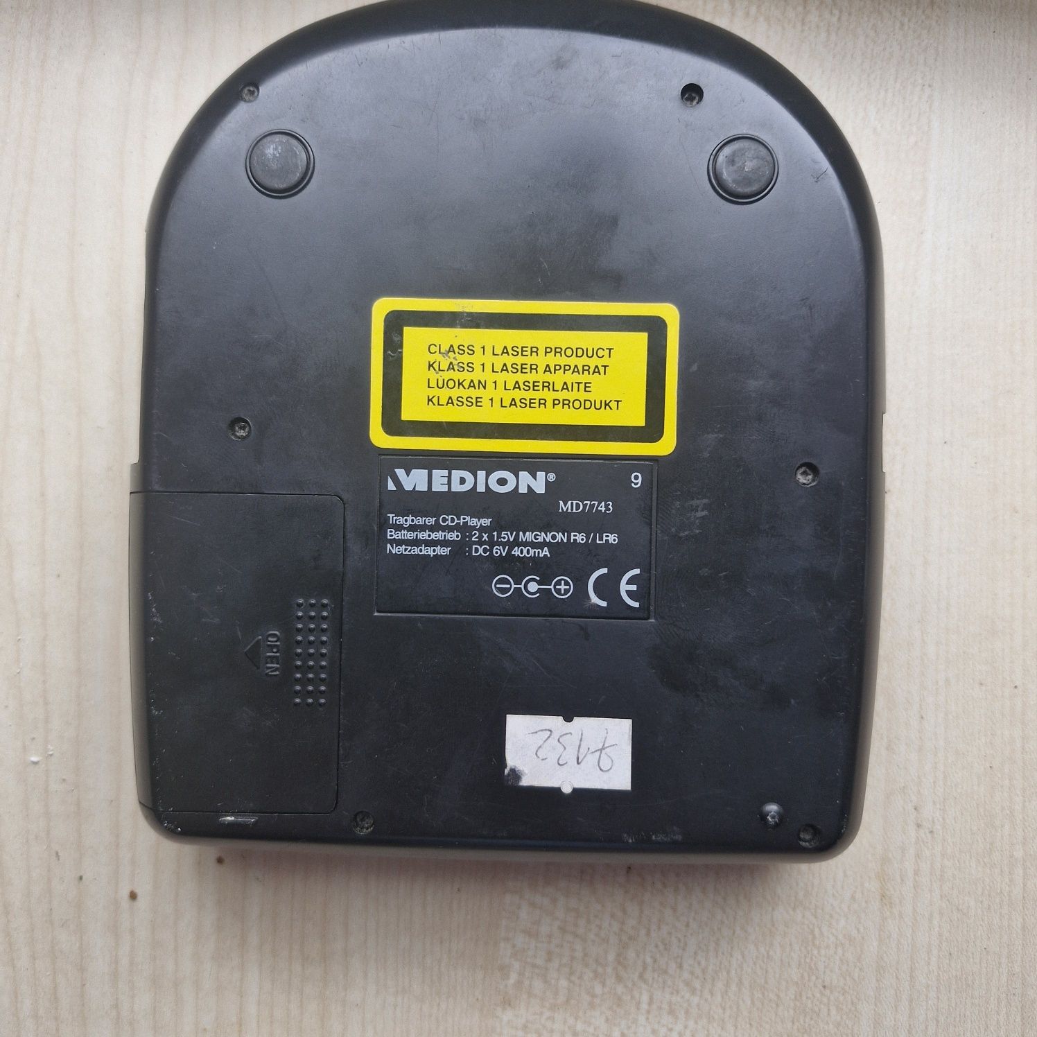przenośny odtwarzacz CD Medion MD 7743 – discman sprzęt audio