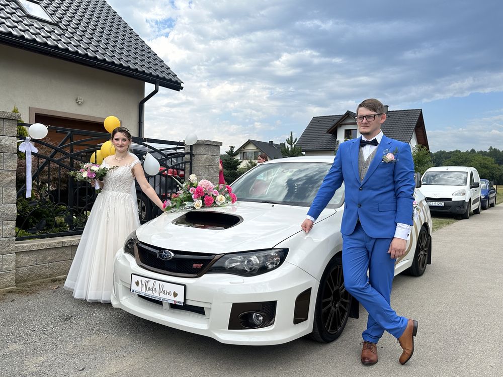 Samochód,auto do ślubu Subaru Impreza WRX STI