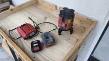 Leiser da hilti com carregador e bateria