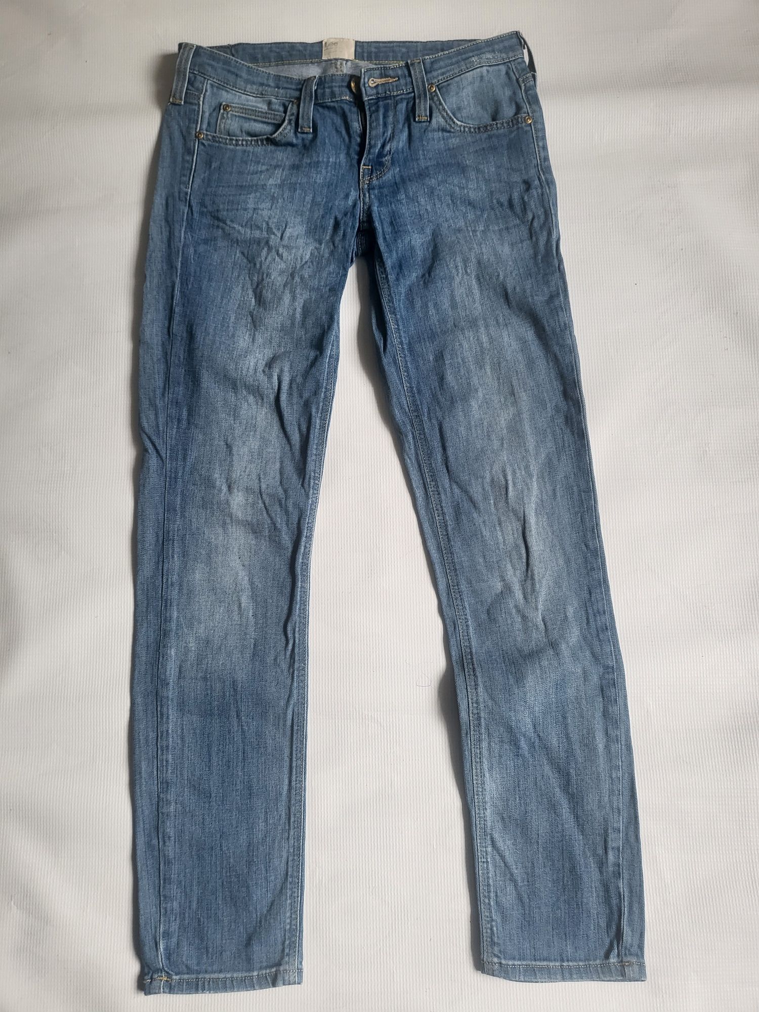 Spodnie jeansowe damskie lee biodrowki