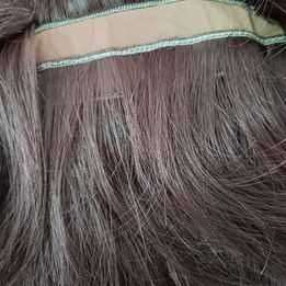 Casaco de cerimónia em cabelo artificial