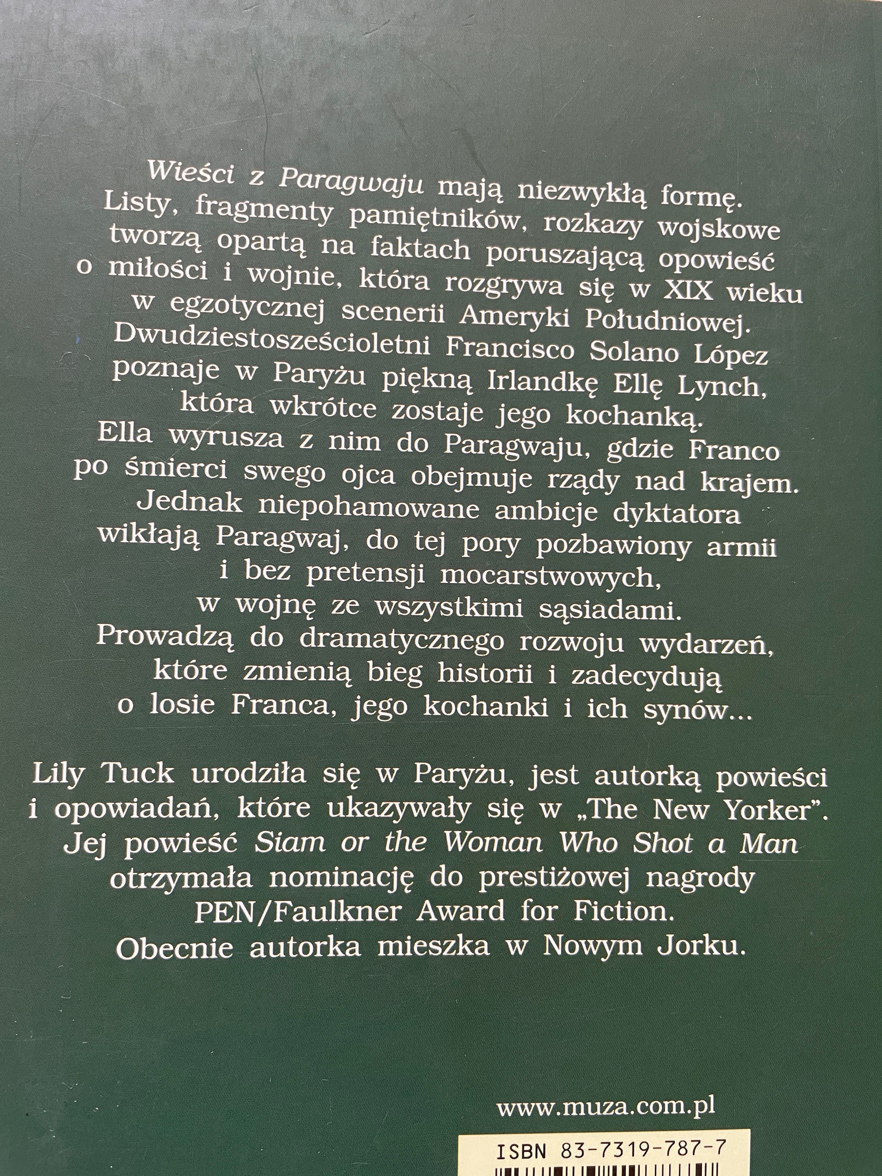 książka: Wieści z Paragwaju - Lily Tuck