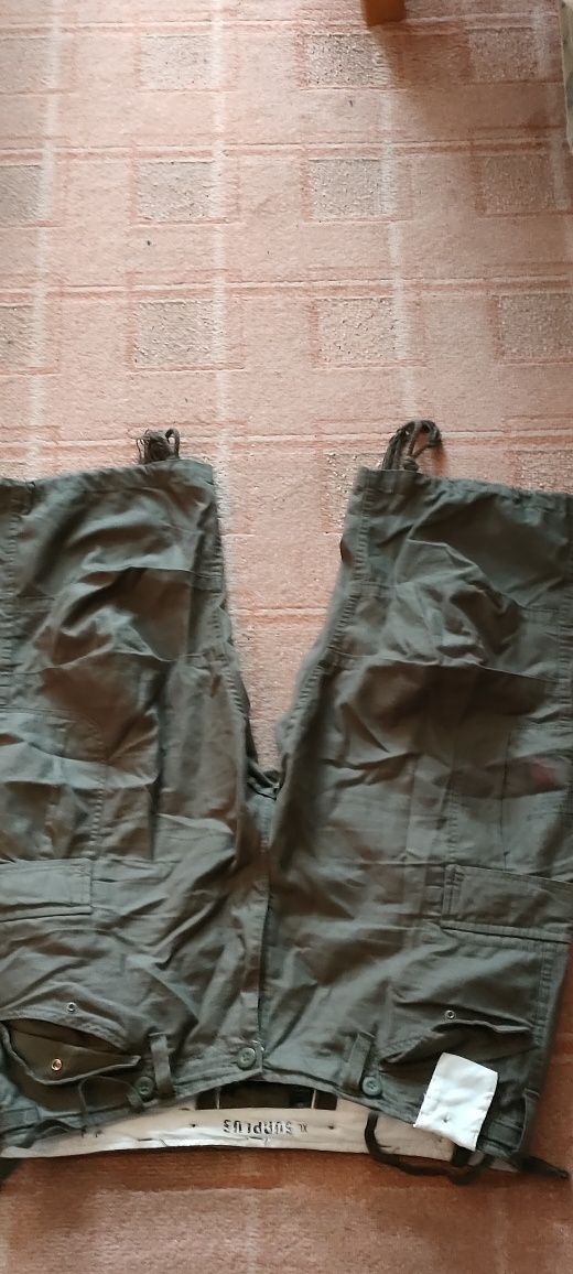 SURPLUS Spodenki Bojówki moro ENGINEER 3/4 Vintage rozmiar XL idealne