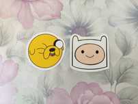 Adventure Time Время Приключений наклейки стикеры
