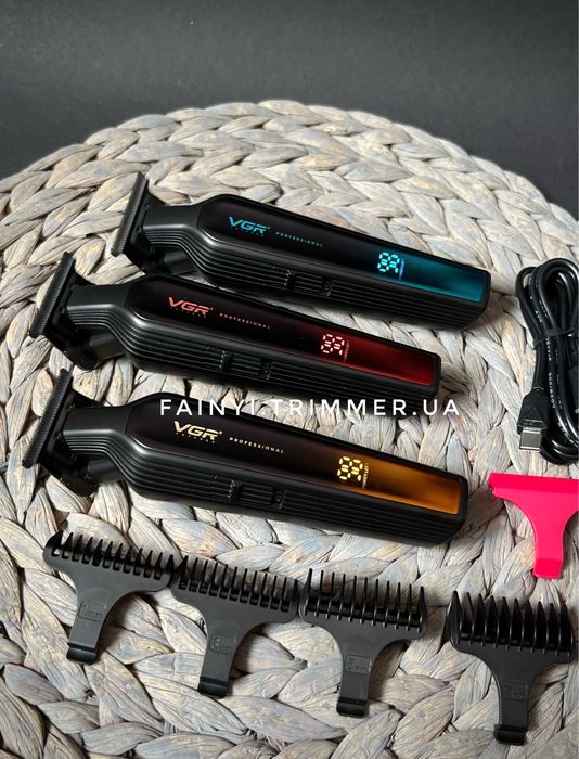 ‼️ТОП‼️Тример VGR UltraTrim для стрижки голови бороди окантовки вусів