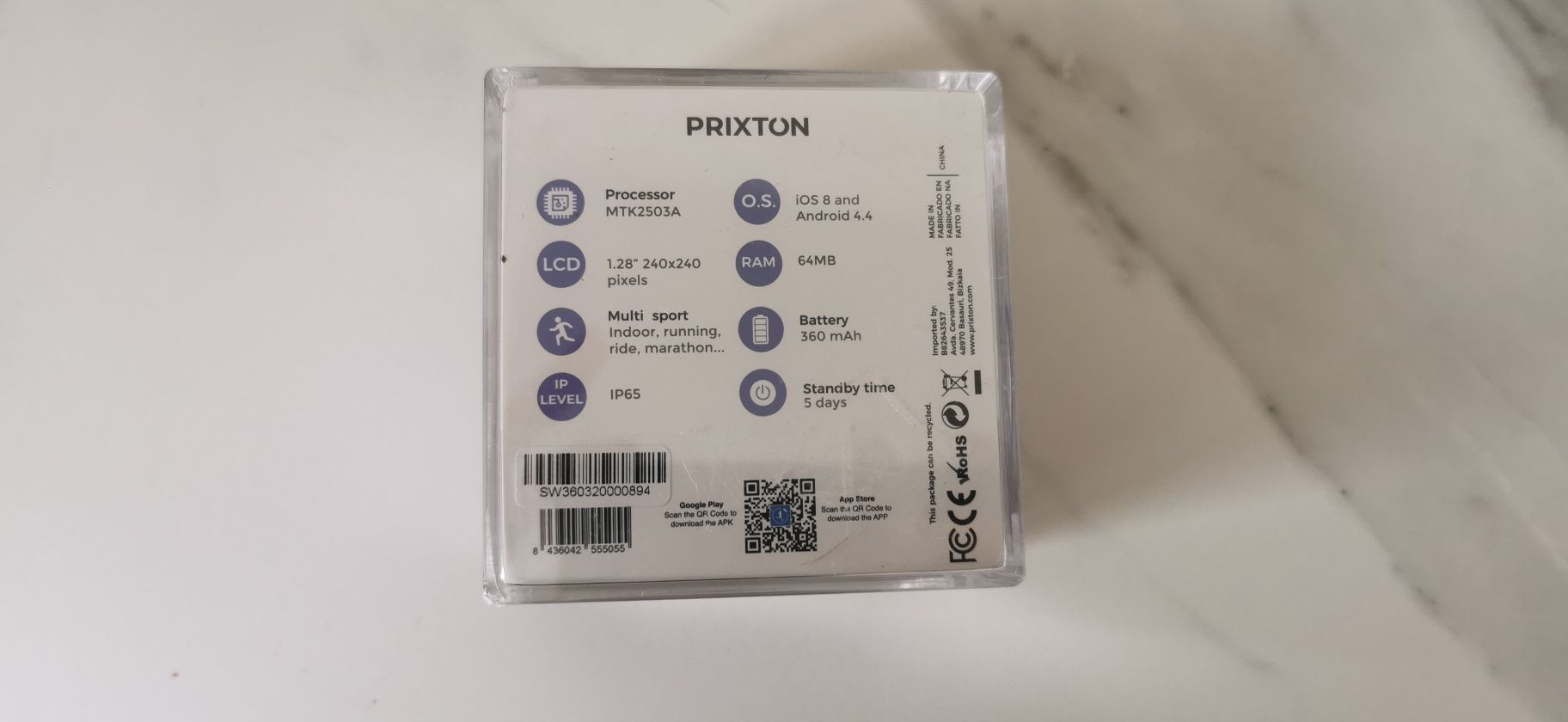 Smartwatch SW36 GPS Prixton [Novo]