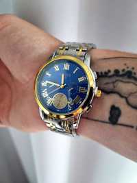 Złoto srebrny zegarek automatyczny