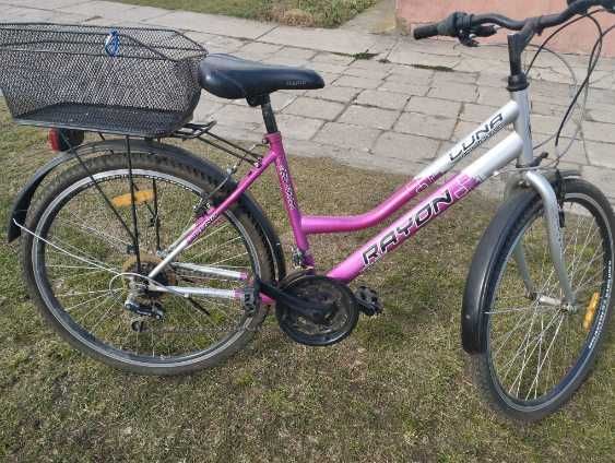 Rower damski różowy