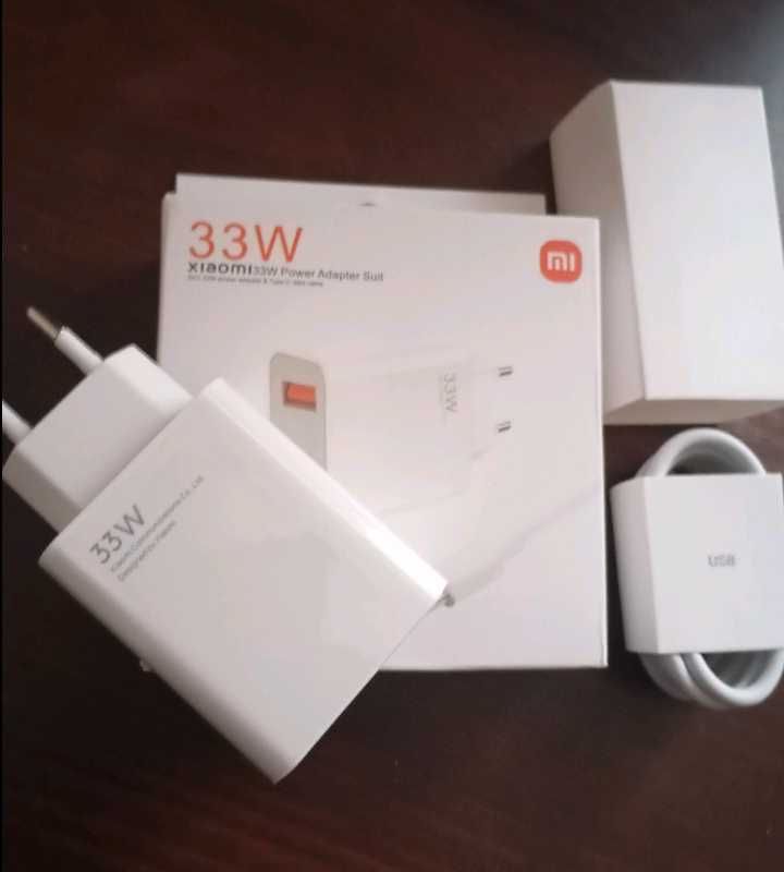 Зарядное оригинальное устройство XIaomi 33BT,быстрая турбо зарядка .