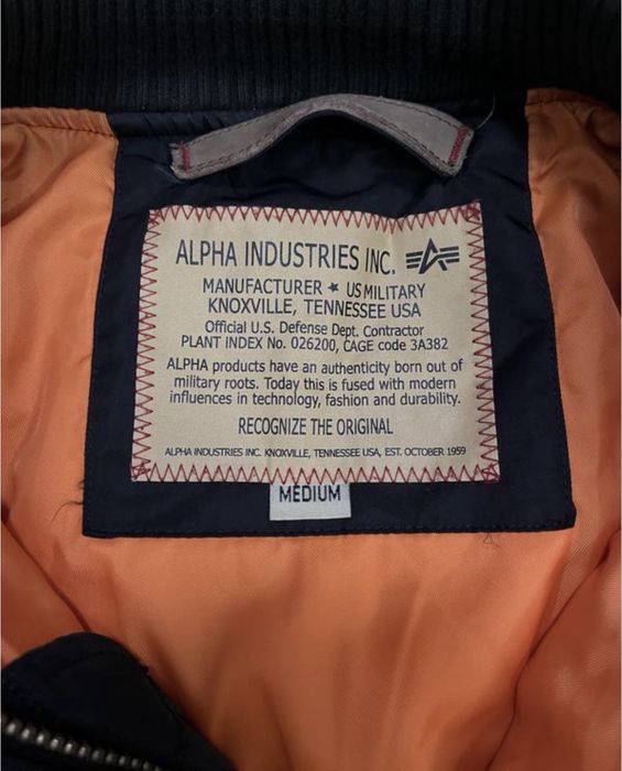 бомбер alpha industries ma-1 оригінал